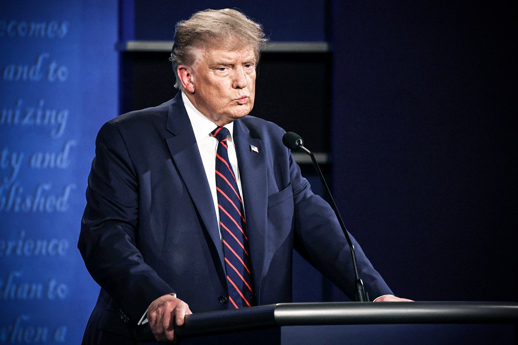 Donald Trump: possibilidade do presidente dos EUA perder a reeleição começou a se infiltrar em seus discursos (Jonathan Ernst/Reuters)