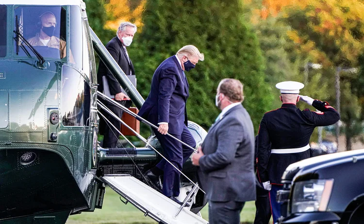 Donald Trump: a porta-voz Kayleigh McEnany confirmou que está com a doença (Joshua Roberts/Reuters)