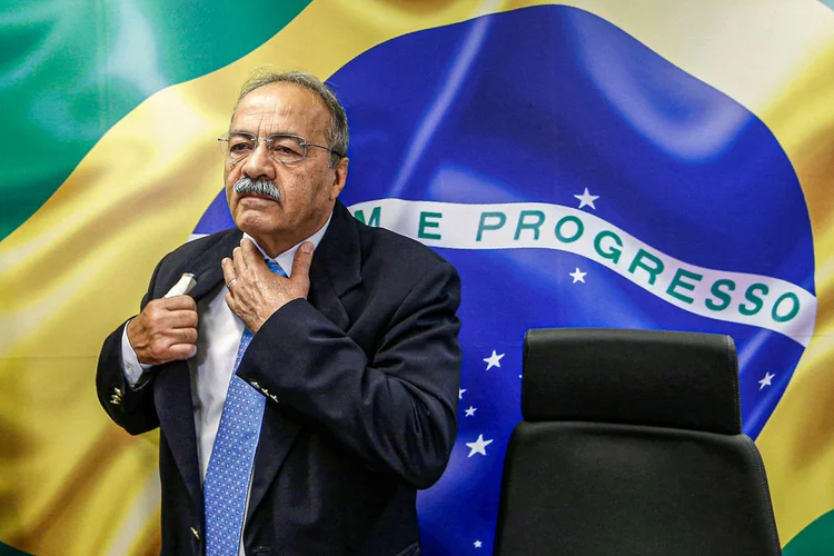 Senador Chico Rodrigues, que renunciou ao mandato depois de ser flagrado com dinheiro na cueca (Adriano Machado/Reuters)