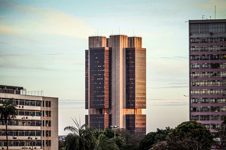 Vista do prédio do Banco Central brasileiro, em Brasília (Gregg Newton/Bloomberg)