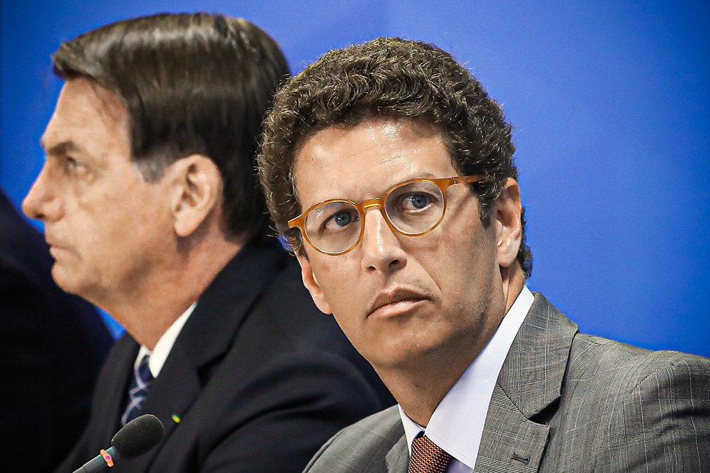Ricardo Salles: ministro é acusado de “desestruturação dolosa” da política de preservação ambiental brasileira (Marcos Corrêa/PR/Flickr)