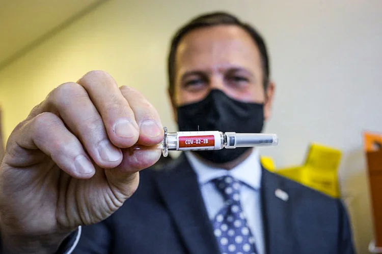 João Doria: governador de São Paulo aposta na vacina chinesa. (Governo de São Paulo/Divulgação)
