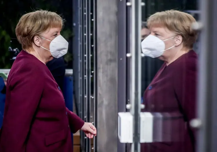Chanceler da Alemanha, Angela Merkel: país é considerado modelo de combate à crise do coronavírus (AFP/AFP)