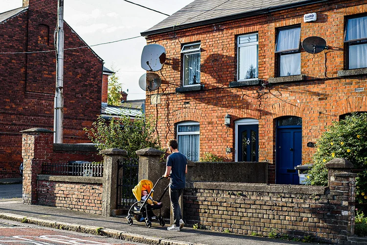 Área residencial de Dublin (Ruth Connolly/The New York Times)