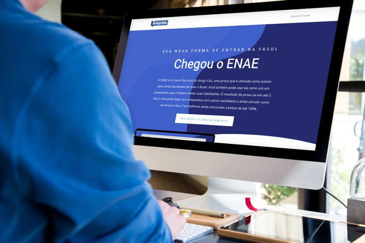 Amigo Edu: a empresa criou durante a pandemia uma solução online de vestibulares que foi usada por instituições como FGV, Grupo Laureate e Belas Artes (Amigo Edu/Divulgação)