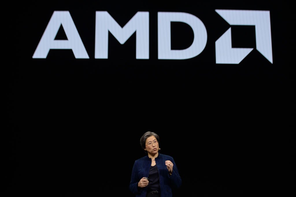 AMD: empresa pagou 35 bilhões de dólares na compra da rival Xilinx (Bloomberg/Getty Images)