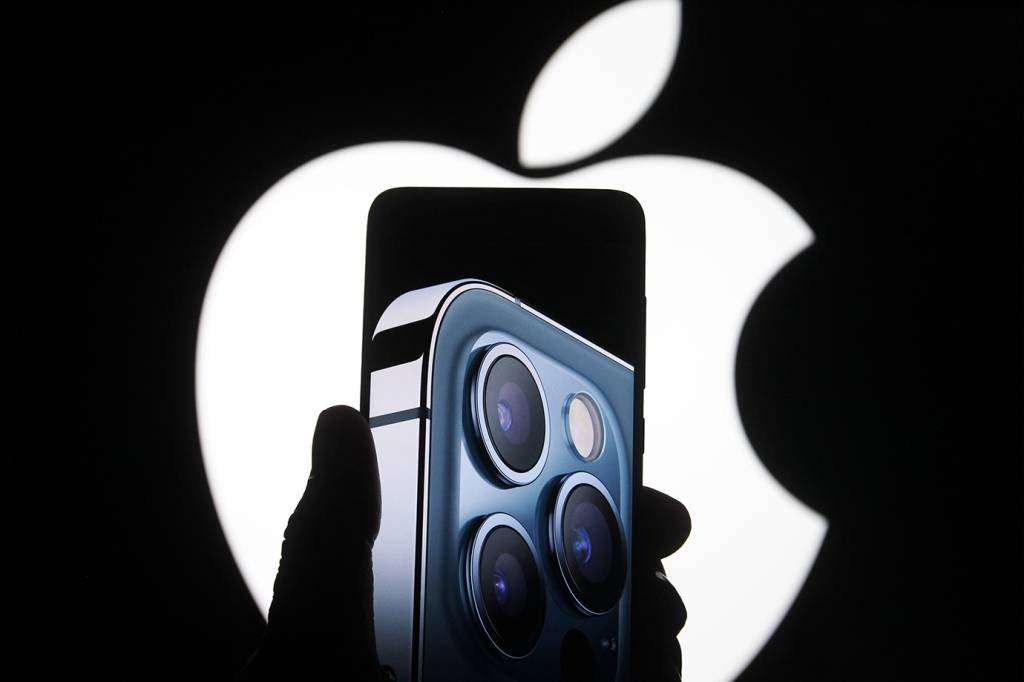 Apple: a empresa teve trimestre melhor do que era inicialmente esperado por analistas (SOPA Images / Colaborador/Getty Images)