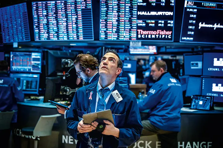 Bolsa de Nova York: índices futuros se recuperam após queda de mais de 4% nos mercados na semana passada (REUTERS/Lucas Jackson/Reuters)