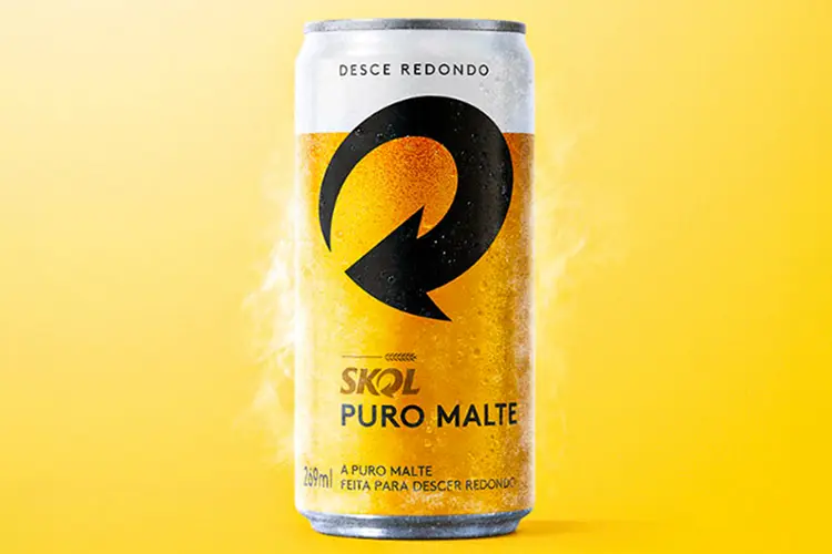 Campanha da Skol Puro Malte dá descontos no Twitter. Cerveja pode sair de graça (Skol/Divulgação)