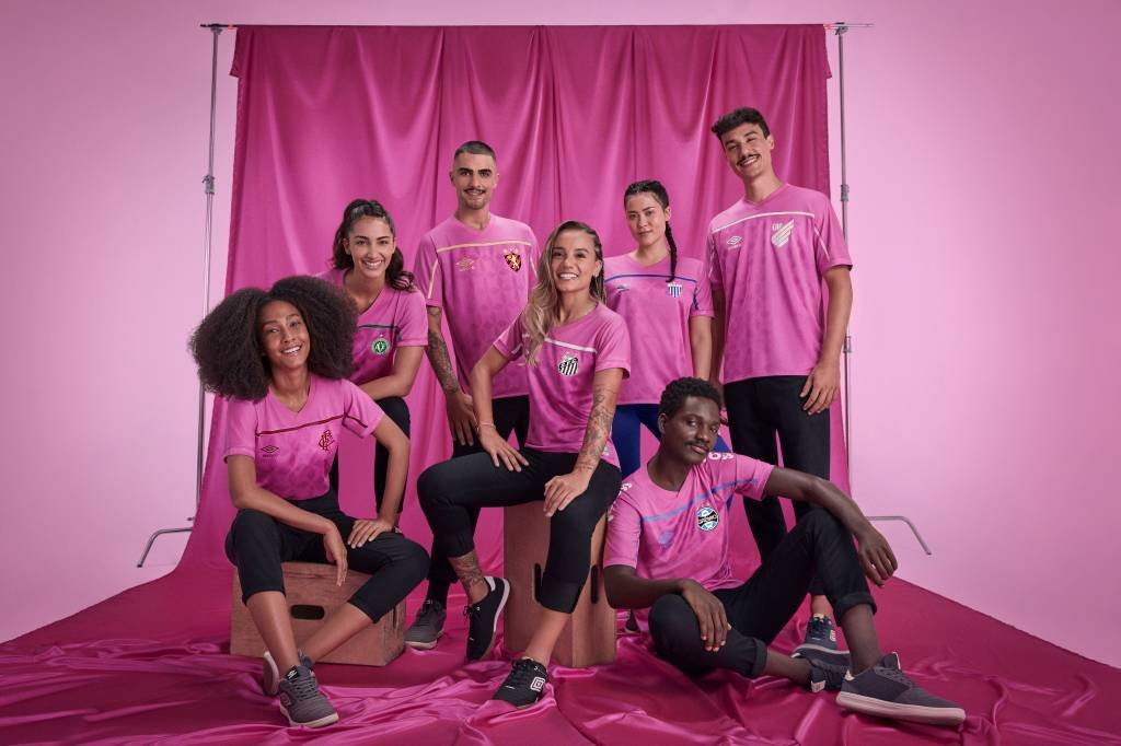 Umbro e FEMAMA vestem a camisa em campanha do Outubro Rosa