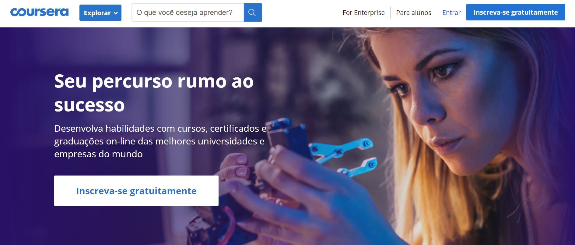 Coursera, de ensino online, lança ferramentas gratuitas para universidades