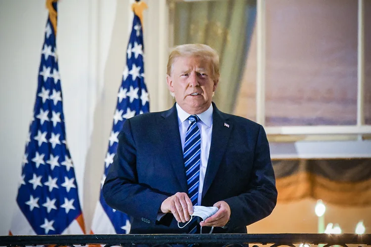 Donald Trump: o presidente está se recuperando da covid-19.  (Erin Scott/Reuters)