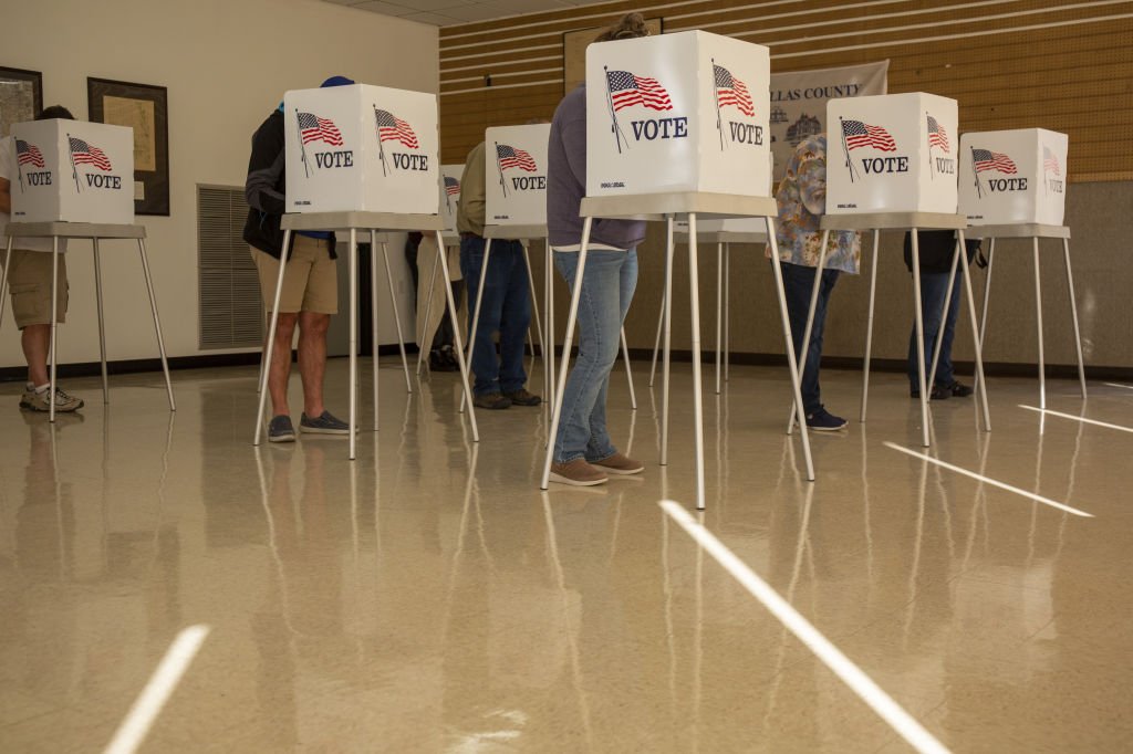 Votação nos EUA (foto de arquivo): eleições de meio de mandato foram realizadas na terça-feira, 9 (Rachel Mummey/Bloomberg)