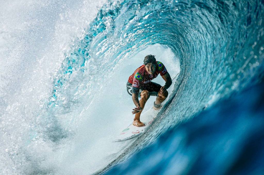 Gabriel Medina em etapa de Pipe Masters: surfe é categoria de interesse para a Netflix (Sloane/WSL/Divulgação)