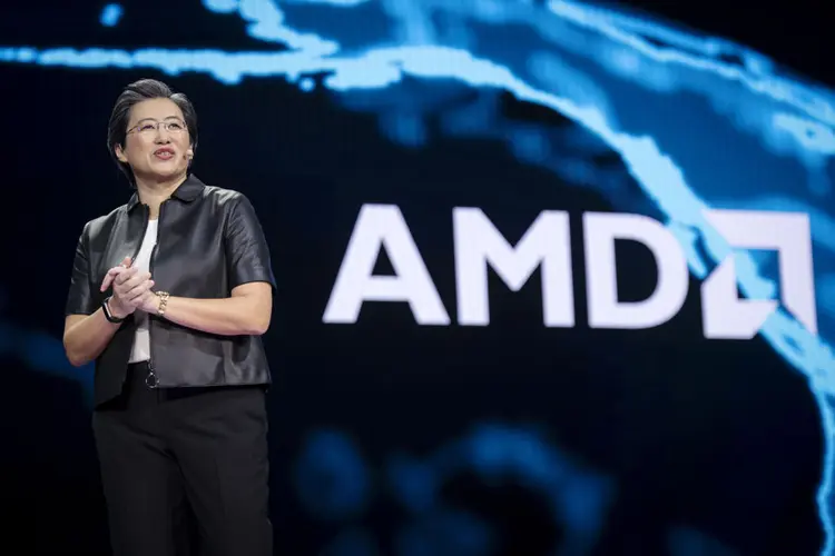 Lisa Su, presidente da AMD, em foto de 2019: os novos processadores prometem ganho de performance para games e gráficos (Paul Morris/Bloomberg/Getty Images)