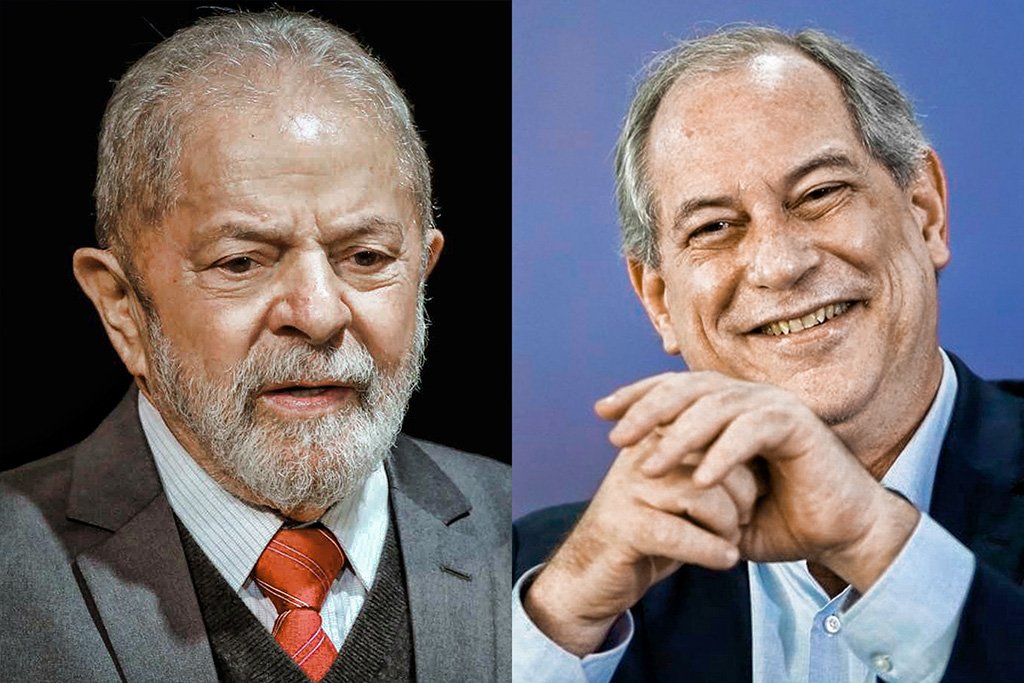Lula e Ciro: PDT apoiou o ex-presidente no segundo turno (Montagem/Exame)