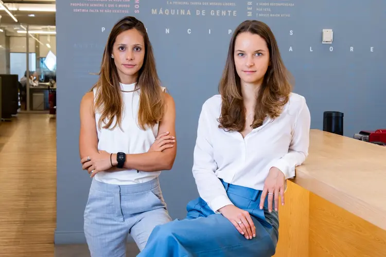 Mônica Saggioro (esq.) e Lara Lemann (dir.), cofundadoras do Maya Capital: pandemia trouxe novas oportunidades de investimento (Maya Capital/Divulgação)