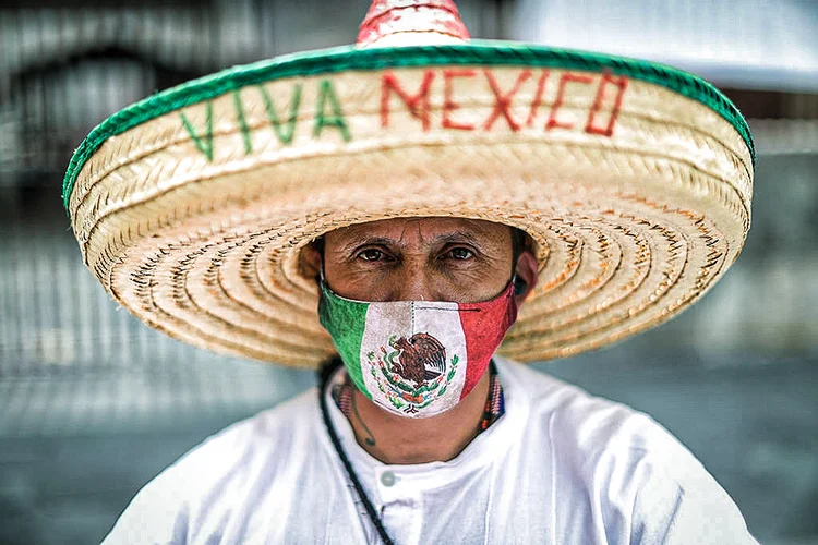 PIB do México: país teve contração superior a 17% nos três meses anteriores. (Hector Vivas/Getty Images)