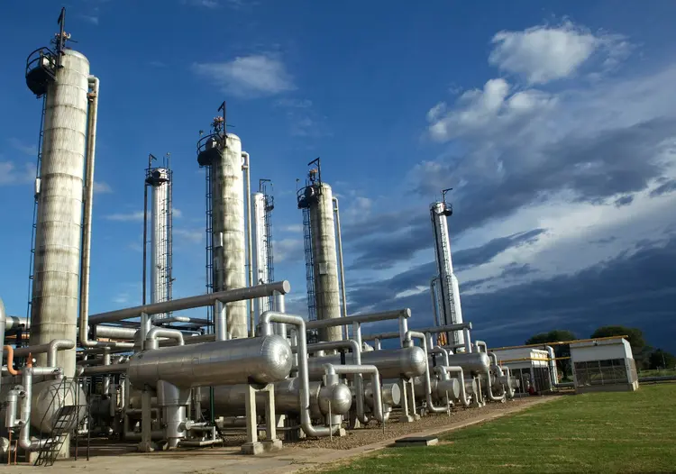 Gás natural: complexo de produção próximo de Santa Cruz, Bolívia. (Noah Friedman-Rudovsky/Getty Images)