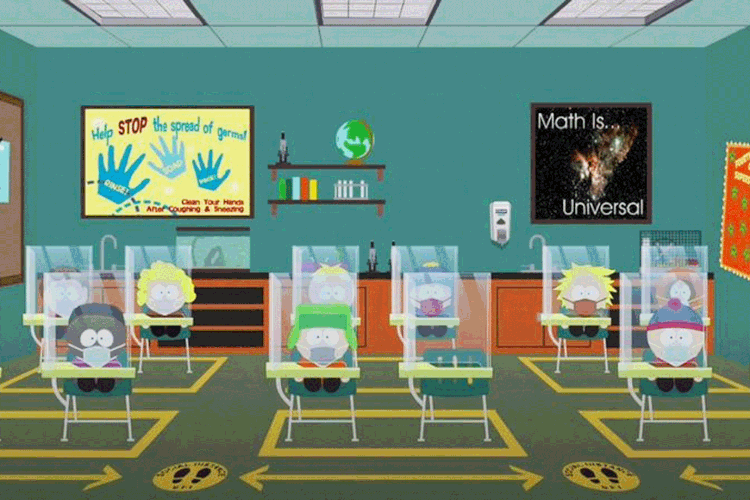 South Park: desenho é uma das animações mais antigas ainda em exibição nos Estados Unidos (South Park/Reprodução)