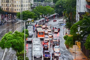 Imagem referente à matéria: São Paulo registra chuva forte e entra em estado de atenção para alagamentos nesta terça