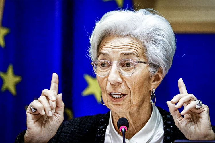 Christine Lagarde: presidente do Banco Central Europeu, (Francois Lenoir/Reuters)