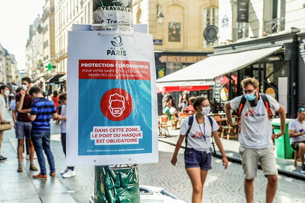 Internações hospitalares por covid-19 na França superam as da 1ª onda