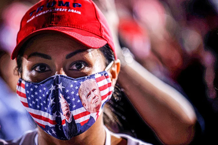 Apoiador de Trump: segundo especialistas, a vitória de Trump neste estado foi resultado de vários fatores, entre eles seu carisma entre os moradores brancos das zonas rurais (Carlos Barria/Reuters)