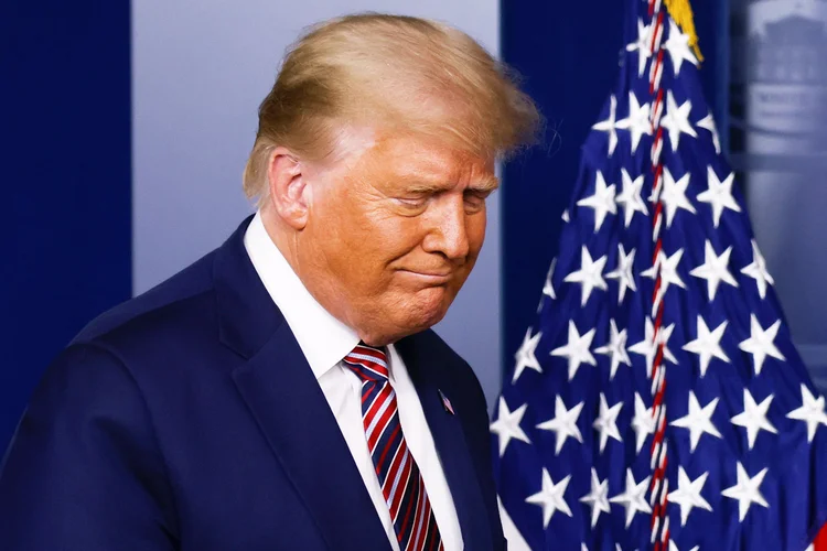 Donald Trump, presidente dos Estados Unidos: ele continua a contestar o resultado das eleições (Carlos Barria/Reuters)