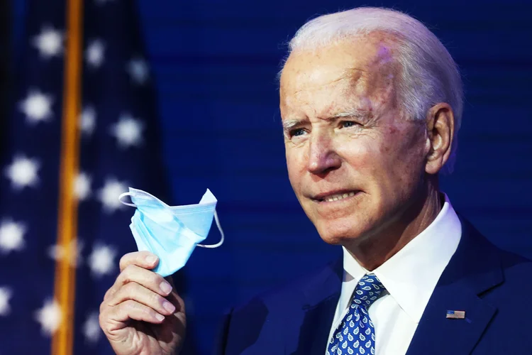 Biden: presidente eleito dos Estados Unidos fez um discurso nesta segunda-feira (9) (Jonathan Ernst/Reuters)