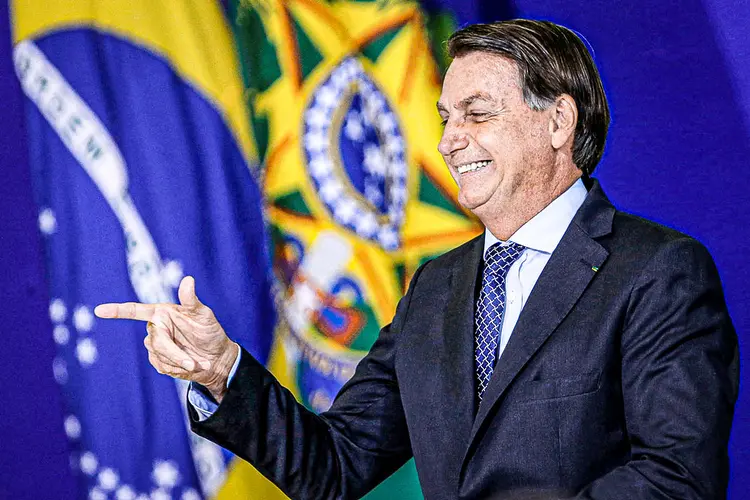 Presidente Jair Bolsonaro: os mais altos níveis de aprovação do governo federal estão concentrados entre os evangélicos e nas regiões Norte, Centro-Oeste e Sul (Adriano Machado/Reuters)