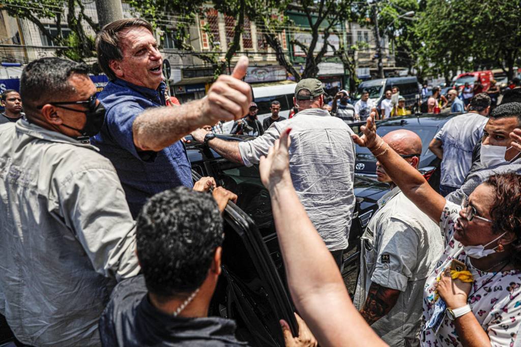 Presidente Jair Bolsonaro: resultado das eleições pode reforçar sua aproximação com o Centrão para 2022, dizem analistas (Ricardo Moraes/Reuters)