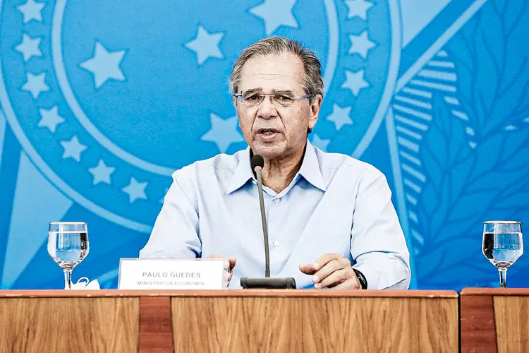 Paulo Guedes: "Tivemos Caged positivo nos últimos meses e amanhã tem mais. É possível que a gente termine o ano perdendo 200 mil ou 300 mil empregos" (Alan Santos/PR/Divulgação)