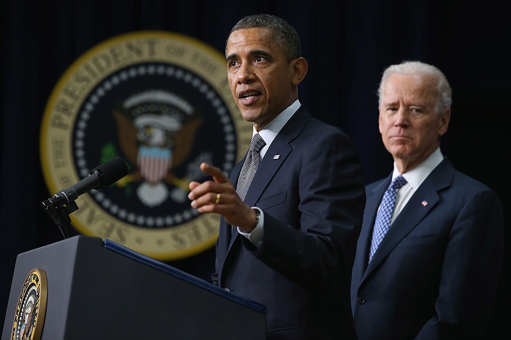 Obama e Biden: em trecho de seu livro, Obama diz que o ex-presidente brasileiro teria “os escrúpulos de um chefão mafioso” (Chip Somodevilla/Getty Images)