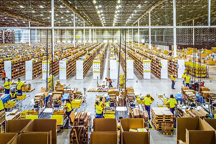 Centro de distribuição do Mercado Livre em Cajamar, no interior de São Paulo:  (Divulgação/Divulgação)