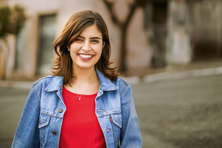 Deputada Tabata Amaral: ela criou neste ano o movimento Vamos Juntas, de apoio às candidaturas femininas (Divulgação/Divulgação)