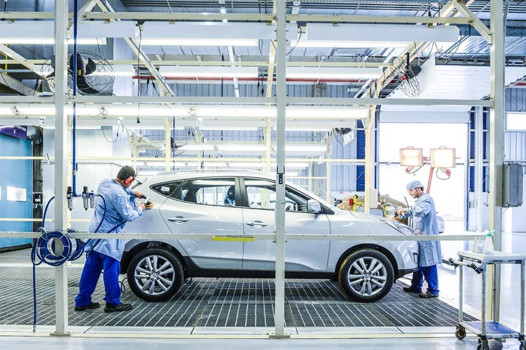 Hyundai: motores vão equipar o HB20, automóvel mais vendido no País em 2021 e líder neste ano, com 61.909 unidades até agosto (Germano Lüders/Exame)