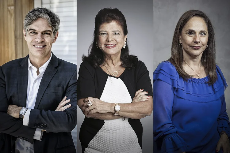 Ricardo Amorim, Luiza Trajano e Sofia Esteves: personalidades lideram ranking (Exame/Exame)