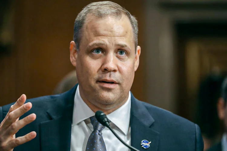 Jim Bridenstine: principal nome da Nasa deve deixar o cargo com a eleição de Joe Biden para presidente dos Estados Unidos (Chip Somodevilla / Equipe/Getty Images)