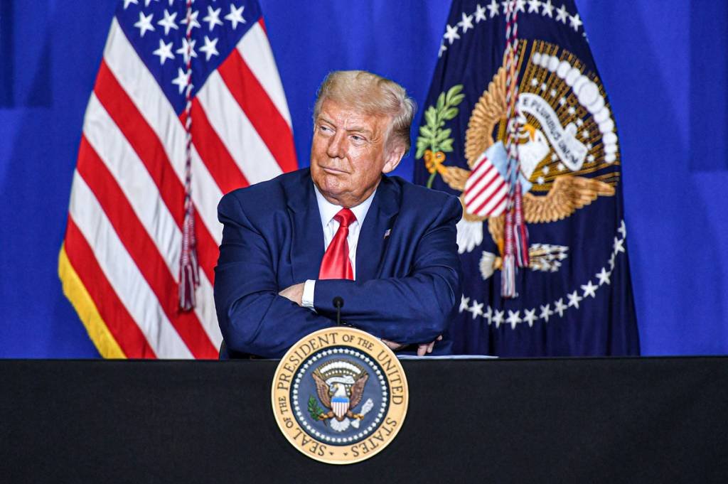 Donald Trump: troca em postos-chave do Pentágono (MANDEL NGAN/AFP/Getty Images)