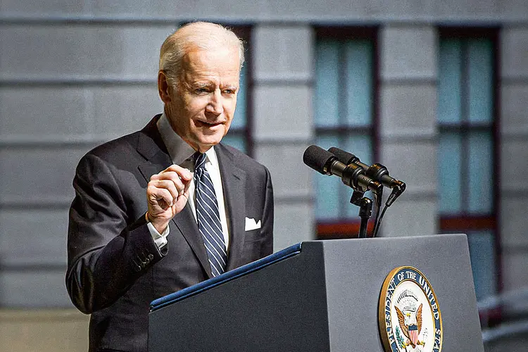 Joe Biden: presidente democrata prevê estímulos de 1,9 trilhão de dólares  (Bill Ingalls/NASA / Handout/Getty Images)