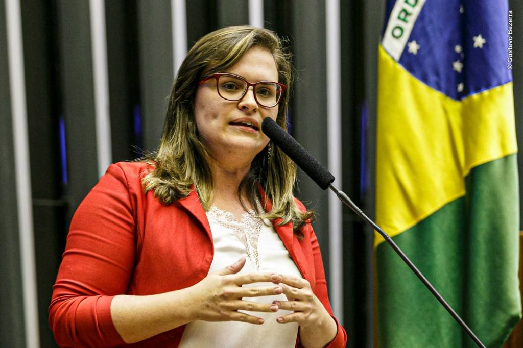 Marília Arraes: candidata tem 33% de votos para o Governo de Pernambuco, mostra pesquisa Ipec (Gustavo Bezerra/PT/Divulgação)