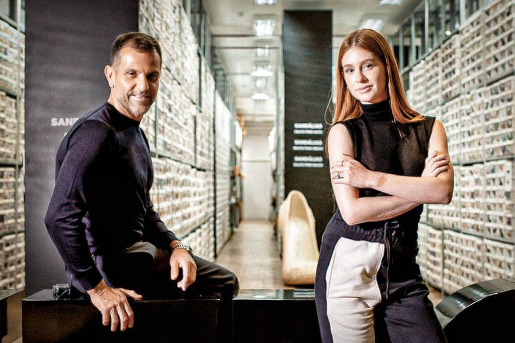 Marina Ruy Barbosa e Alexandre Birman: meta de crescimento de 34 para 300 marcas no ZZ Mall (Arezzo@Co/Divulgação)