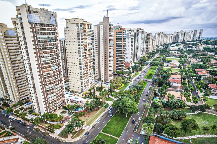 Ribeirão Preto, em São Paulo: confinamento deve durar 120 horas (Mailson Pignata/EyeEm/Getty Images for National Geographic Magazine)