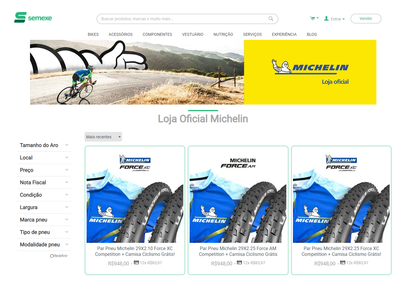 Startup Semexe busca revolucionar comércio online de bikes no Brasil