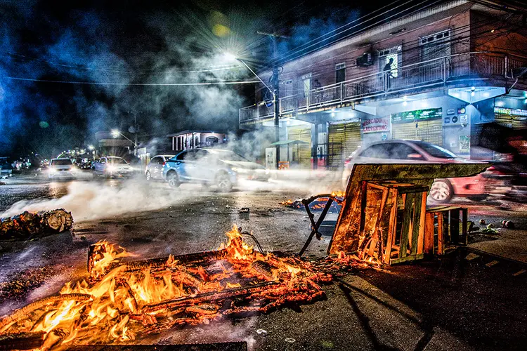 Amapá enfrenta onda de protestos, com falhas no rodízio de abastecimento de energia (Maksuel Martins/Agência Estado)