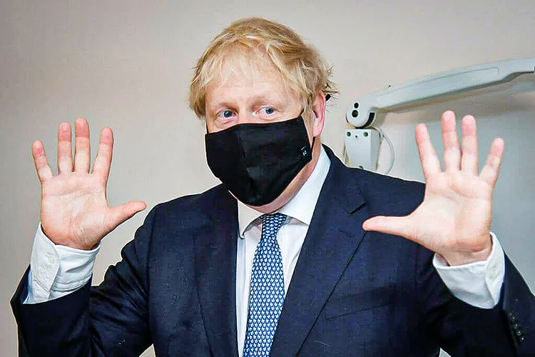 Primeiro-ministro britânico Boris Johnson (WPA Pool / Equipe/Getty Images)