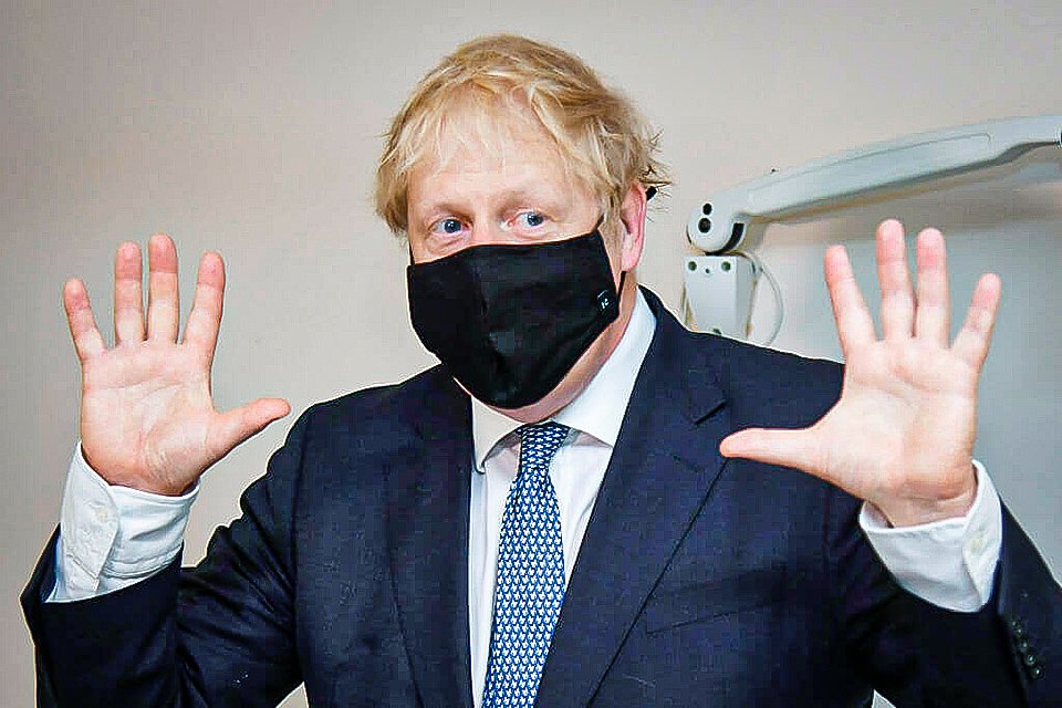 Boris Johnson: primeiro-ministro do Reino Unido decreta o terceiro lockdown desde o início da pandemia (WPA Pool / Equipe/Getty Images)