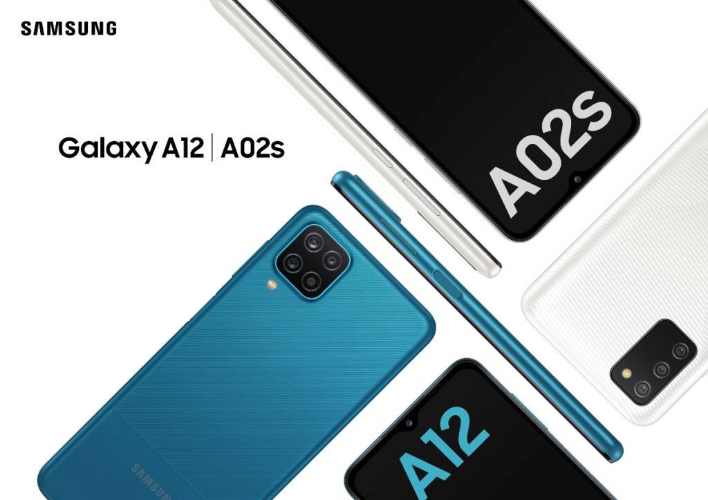 Samsung anuncia novos Galaxy A02s e Galaxy A12 para 2021