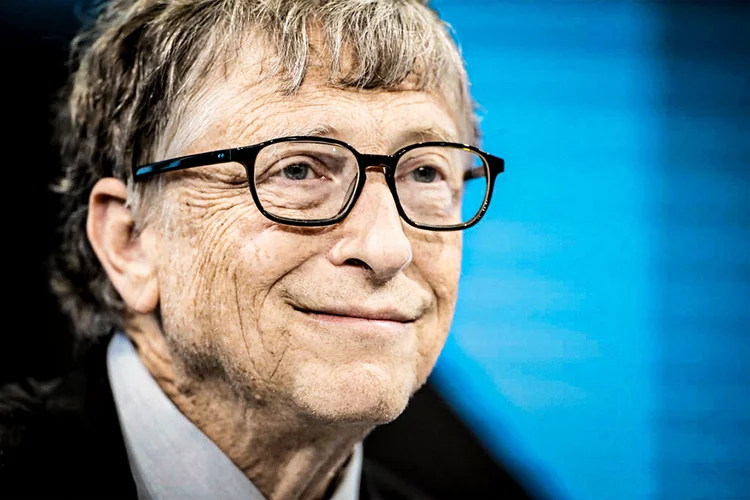 Bill Gates: "No início da pandemia, havia pessoas dizendo que as soluções viriam mais rápido do que deveriam. Isso não é muito eficaz" (Bloomberg / Colaborador/Getty Images)